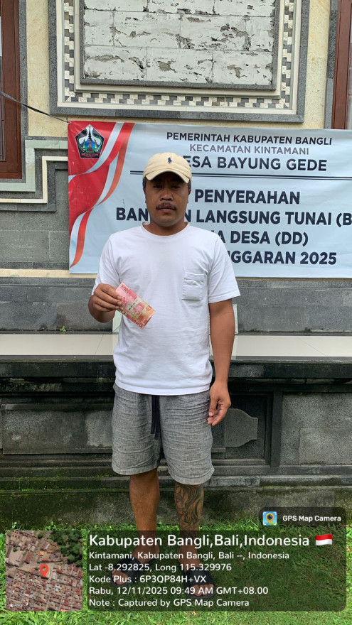 Penyaluran BLT Dana Desa Bulan Nopember